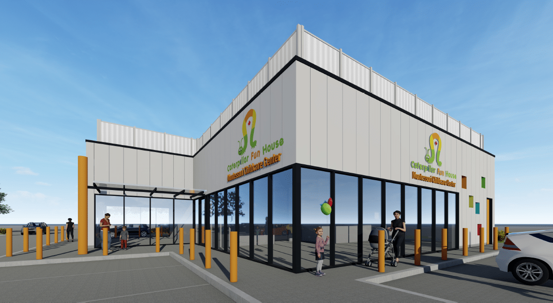 Caterpillar Fun House Building